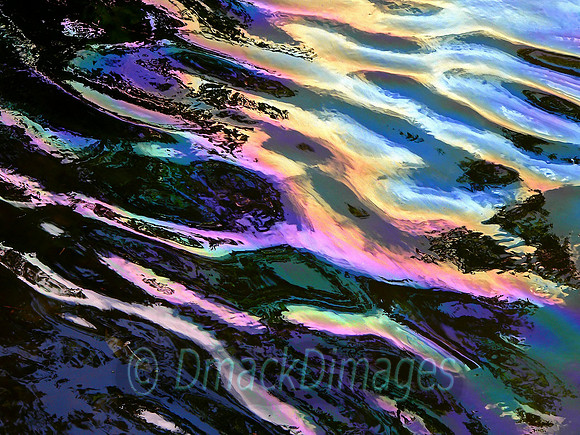 Diesel on river (Abstract)